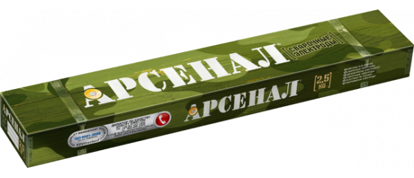 Электроды сварочные Арсенал МР-3, ф 3 мм (уп-2,5 кг) купить с доставкой в Сосновке